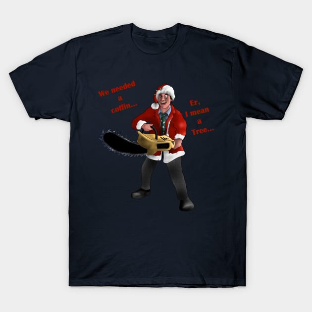 Christmas Problem Solver T-Shirt by Chuck